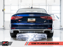 Load image into Gallery viewer, AWE Tuning Audi B9 S5 3.0T Touring Edition Exhaust - Black Diam Tips (102mm)