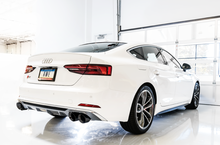 Load image into Gallery viewer, AWE Tuning Audi B9 S4 Track Edition Exhaust - Non-Resonated (Black 102mm Tips)