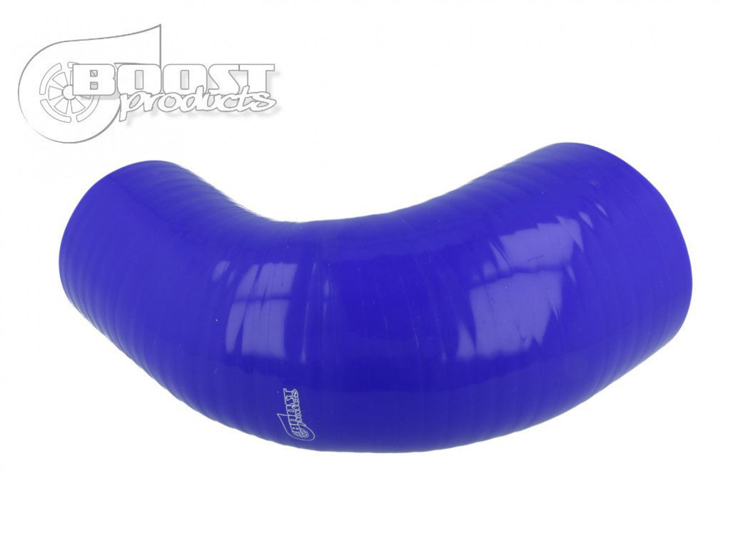 BOOST Products Silicone Reducer Elbow 90 Degrees, 1-3/4"  1-3/8' ID, Blue