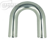 Load image into Gallery viewer, BOOST Products Aluminum Elbow 180 Degrees with 80mm (3-1/8&quot;) OD, Mandrel Bent, Polished