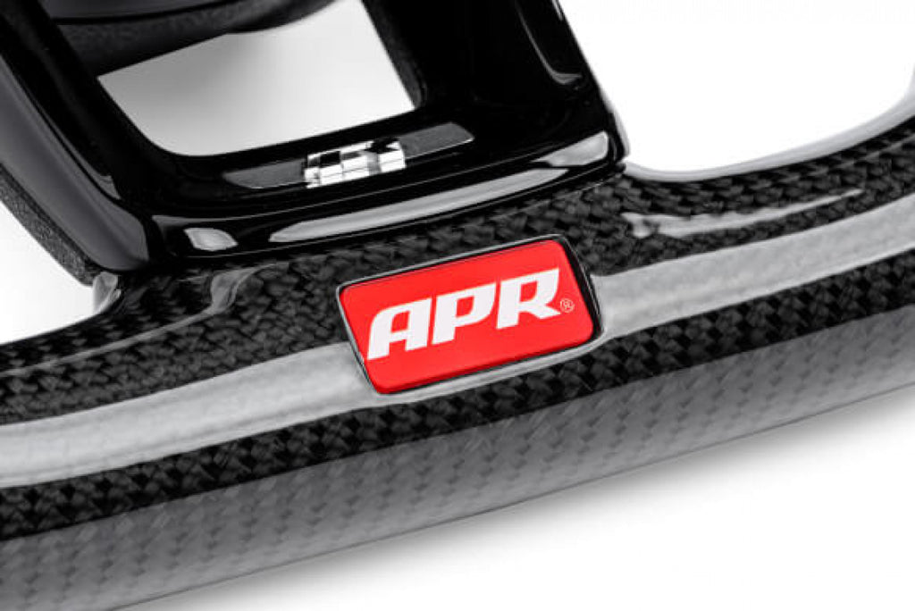 APR Carbon Fiber Steering Wheel W/ Perforated Leather - VW / Mk7 Golf R / GTi / Gli