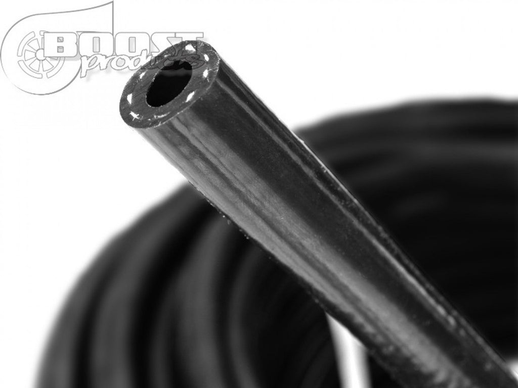 BOOST products Silicone Vacuum Hose Reinforced 3/8" ID, Black, 15m (50ft) Roll